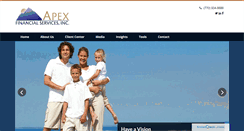 Desktop Screenshot of apexfinancial.com